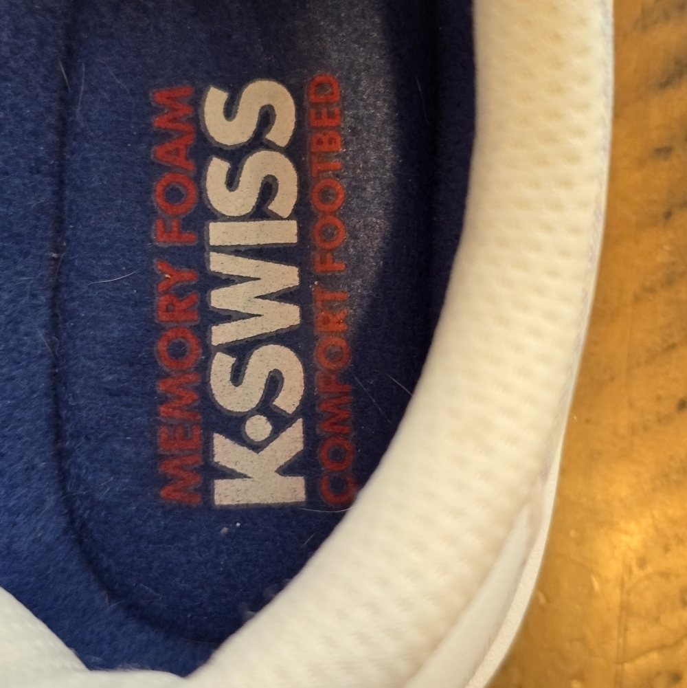 K-Swiss Court Pro II T CMF Rainbow White Lace Up Sneakers 7.5 - Picture 9 of 10